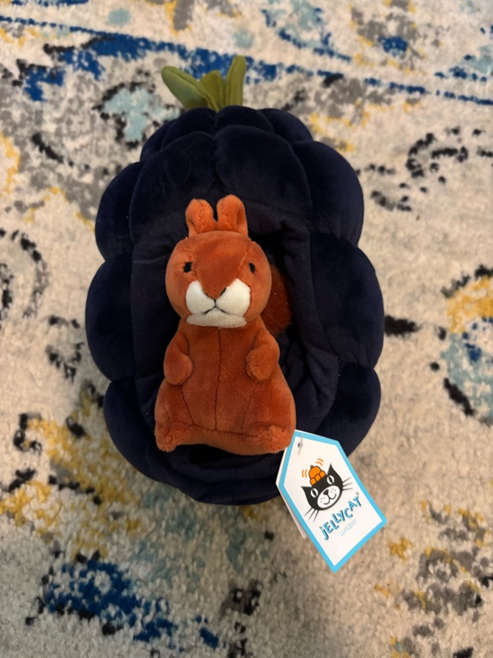 Jellycat NWT Retired Brambling Squirrel